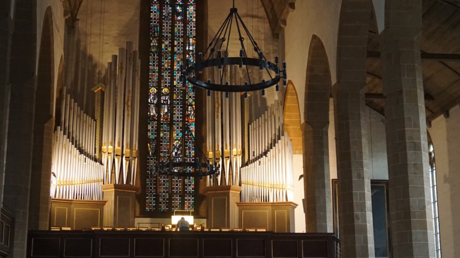 Quelle: ETMG, Foto: ETMG Innenansicht des Augustinerklosters mit Blick zur Orgel