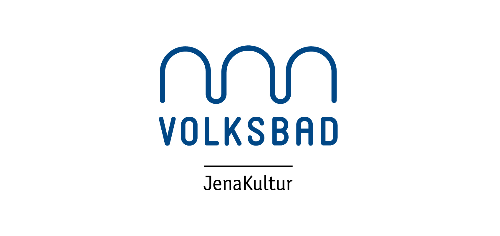 Logo des Volksbads Jena - Mitglied der Tagungsallianz Jena © JenaKultur