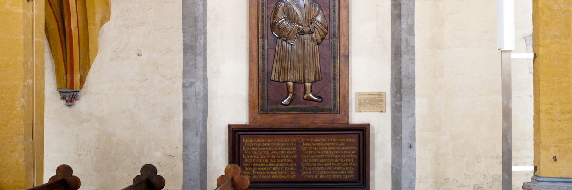 Martin Luther und die Reformation in Jena / Grabplatte © JenaKultur, Foto: Andreas Hub
